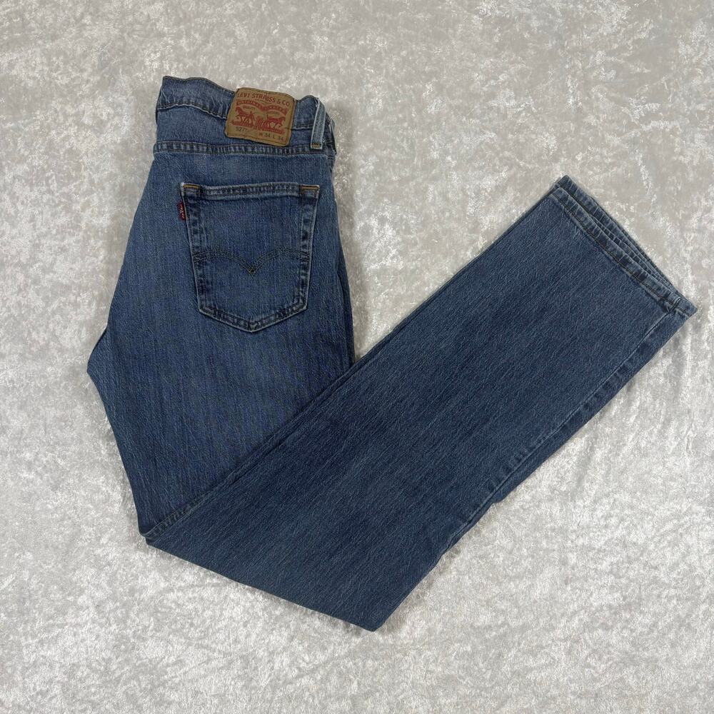 Levi Strauss 527 Mens Denim Blue Jeans 34x34